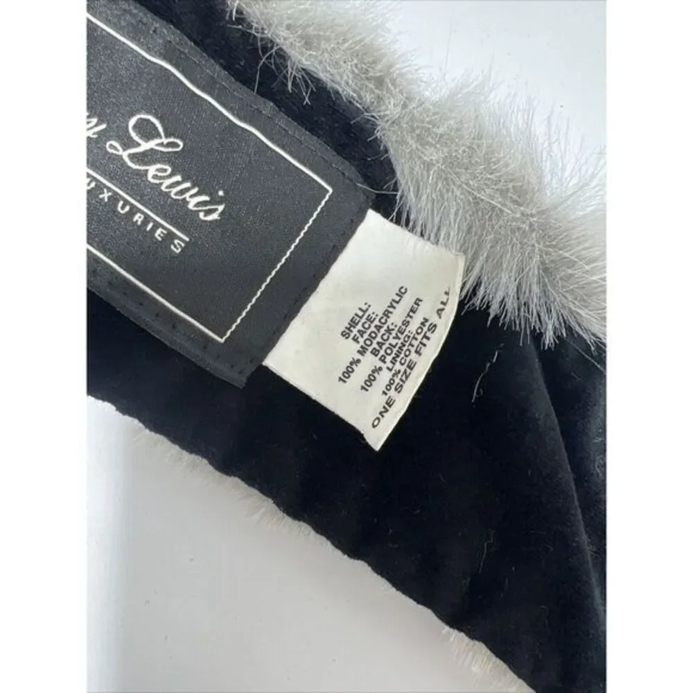 Faux Fur Head Band Silver Fox Terry Lewis Classic‎ Luxuries